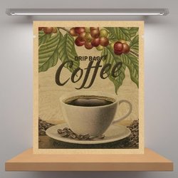 [디지털인쇄]컬러 디자인 드립백봉투 100매 커피시리즈 COLOR_001